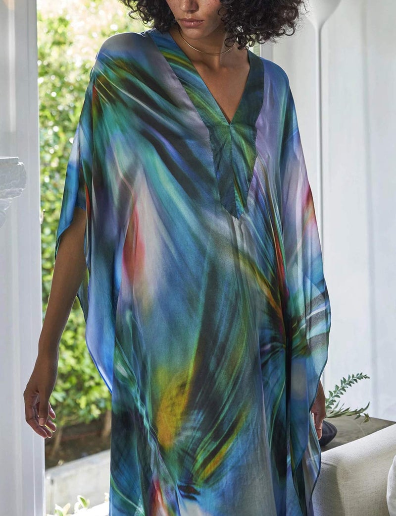 Eddoyee Loose Beach Kaftan Dresses for Women Caftan Swimsuit Cover Up - Image 3